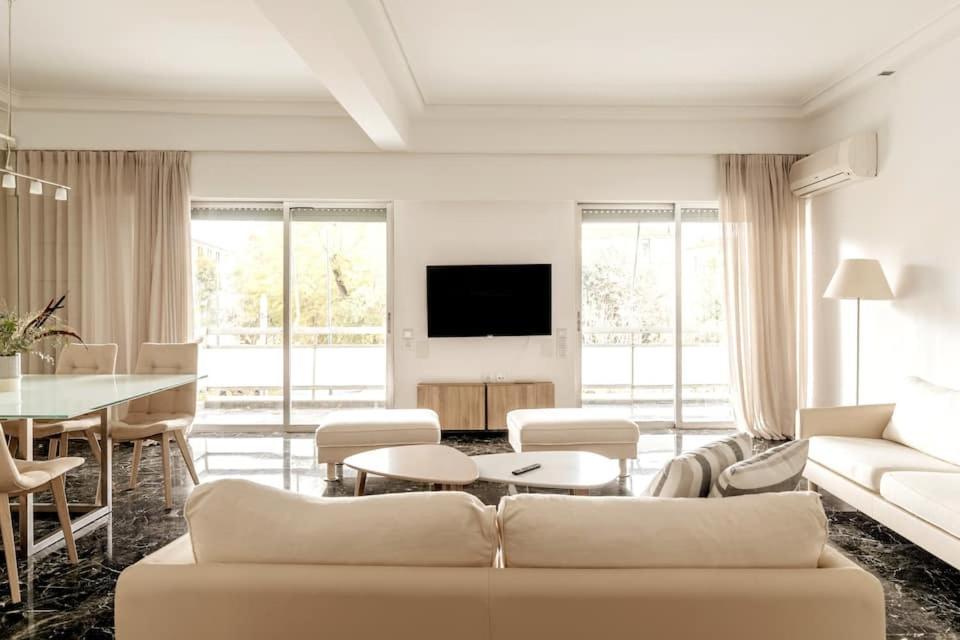 Elegant 2Bd Evelpidon Apartment アテネ エクステリア 写真